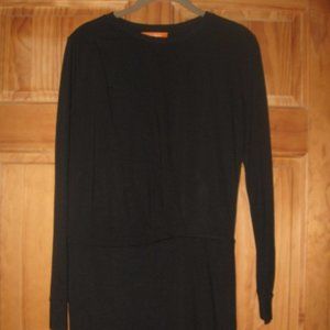 Joe Fresh Black Long Sleeve Dress